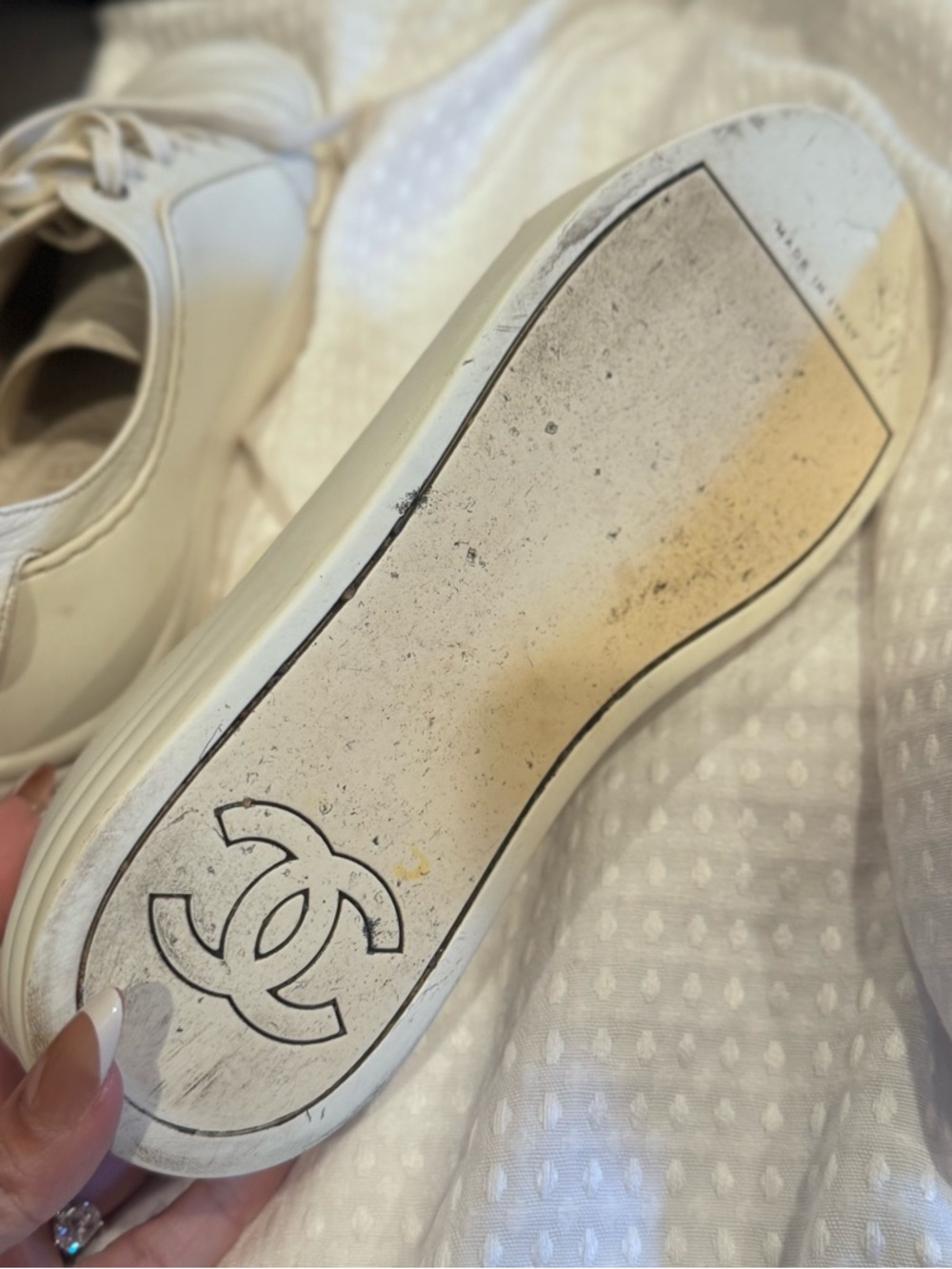 Authenticate Chanel Sneakers - Picture 6 of 8